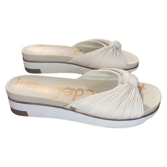 Sam Edelman Women's Adriel Knotted Platform Sport Slide Sandals Size 7.5 - Picture 1 of 12